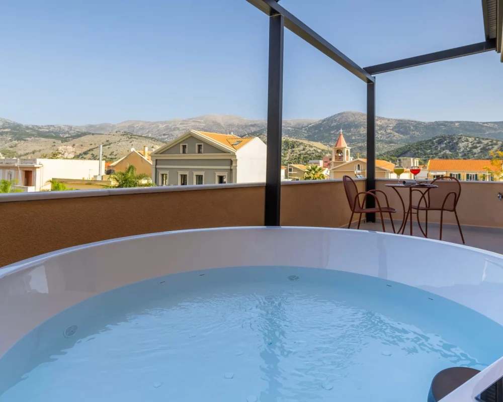 Junior Suite with Balcony & Outdoor Hot Tub